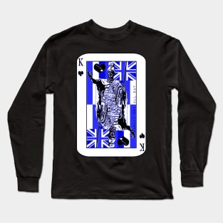 King of Hawai'i Kamehameha (blue) by Hawaii Nei All Day Long Sleeve T-Shirt